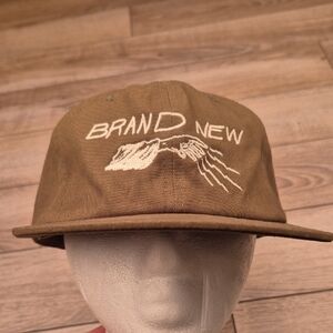 BRAND NEW x Weld MFG Hand of Doom Olive Green Cotton Mens Strap Back Hat Cap
